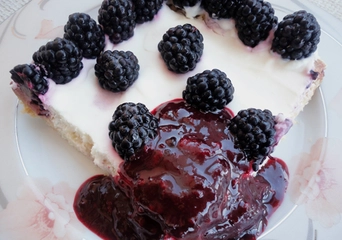 Böğürtlenli Muhallebi